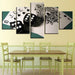 Cards And Dices 5 Piece HD Multi Panel Canvas Wall Art Frame - Original Frame