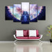 Game Statues 5 Piece HD Multi Panel Canvas Wall Art Frame - Original Frame