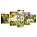 Unicorn Garden 5 Piece HD Multi Panel Canvas Wall Art Frame - Original Frame