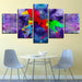 Abstract Horse Poster 5 Piece HD Multi Panel Canvas Wall Art Frame - Original Frame