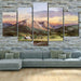 Mountain View 5 Piece HD Multi Panel Canvas Wall Art Frame - Original Frame