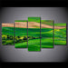 Grassland 5 Piece HD Multi Panel Canvas Wall Art - Original Frame