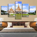 Monastery 5 Piece HD Multi Panel Canvas Wall Art Frame - Original Frame