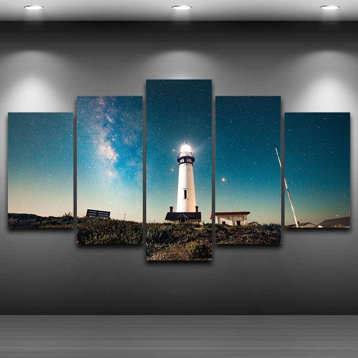 Starry Sky 5 Piece HD Multi Panel Canvas Wall Art Frame - Original Frame