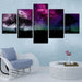 Mystic Night 5 Piece HD Multi Panel Canvas Wall Art Frame - Original Frame