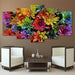 Multi-Color 5 Piece HD Multi Panel Canvas Wall Art Frame - Original Frame