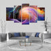 Knowledge 5 Piece HD Multi Panel Canvas Wall Art Frame - Original Frame