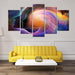 Knowledge 5 Piece HD Multi Panel Canvas Wall Art Frame - Original Frame