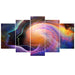 Knowledge 5 Piece HD Multi Panel Canvas Wall Art Frame - Original Frame