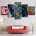 Statue Of Liberty 5 Piece HD Multi Panel Classical Canvas Wall Art Frame - Original Frame