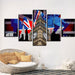 The Great London 5 Piece HD Multi Panel Canvas Wall Art Frame - Original Frame