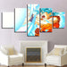 Dragon Ball 5 Piece HD Multi Panel Canvas Wall Art Frame - Original Frame