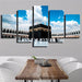 Ground And Sky 5 Piece HD Multi Panel Canvas Wall Art - Original Frame