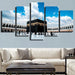 Ground And Sky 5 Piece HD Multi Panel Canvas Wall Art - Original Frame