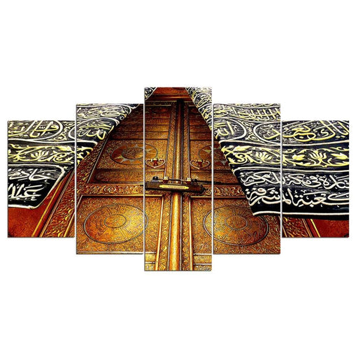 Islam Mosque 5 Piece HD Multi Panel Canvas Wall Art Frame - Original Frame