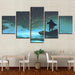 Juvenile Boating 5 Piece HD Multi Panel Canvas Wall Art Frame - Original Frame