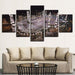 Muslim Mosque 5 Piece HD Multi Panel Canvas Wall Art Frame - Original Frame