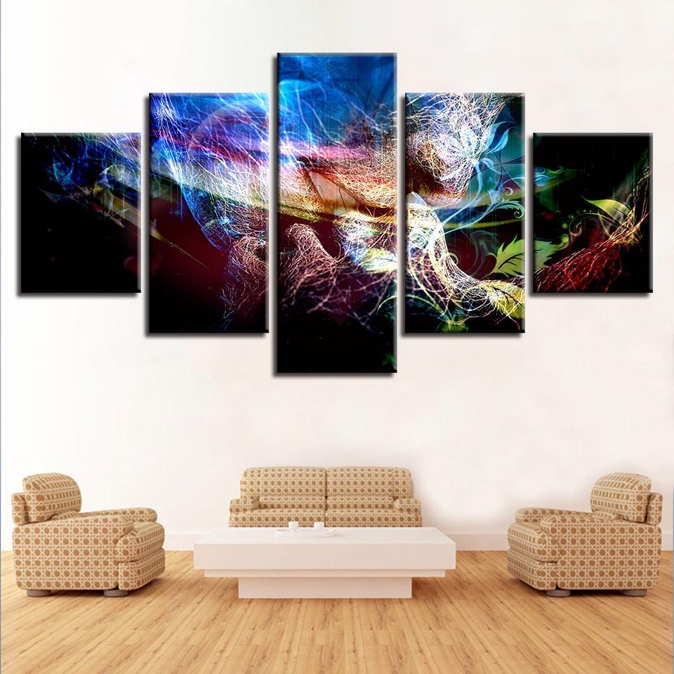 5 Piece HD Multi Panel Canvas Wall Art Frame Set - Original Frame