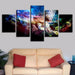 5 Piece HD Multi Panel Canvas Wall Art Frame Set - Original Frame