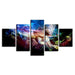 5 Piece HD Multi Panel Canvas Wall Art Frame Set - Original Frame