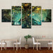 Enchanted Tree 5 Piece HD Multi Panel Canvas Wall Art Frame - Original Frame