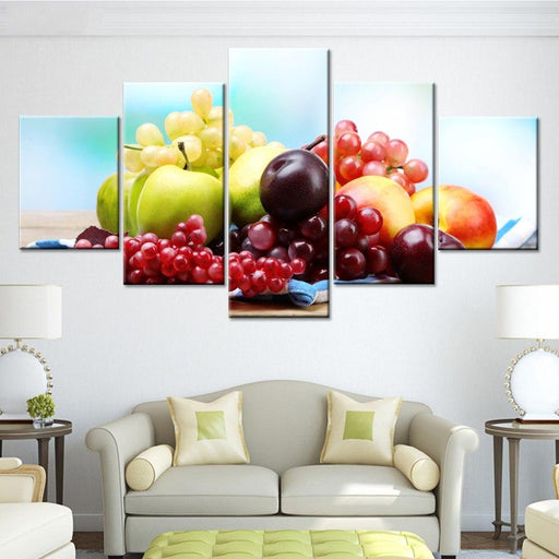 Still Life 5 Piece HD Multi Panel Canvas Wall Art Frame - Original Frame