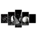 Golf 5 Piece HD Multi Panel Canvas Wall Art Frame - Original Frame