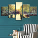 Amsterdam 5 Piece HD Multi Panel Canvas Wall Art Frame - Original Frame