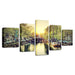 Amsterdam 5 Piece HD Multi Panel Canvas Wall Art Frame - Original Frame