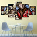 Christ The Savior 5 Piece HD Multi Panel Canvas Wall Art Frame - Original Frame