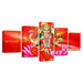 Goddess Lakshmi 5 Piece HD Multi Panel Canvas Wall Art Frame - Original Frame