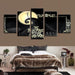 The Nightmare 5 Piece HD Multi Panel Canvas Wall Art Frame - Original Frame