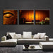 Vintage Golden Buddha 3 Piece HD Multi Panel Canvas Wall Art Frame - Original Frame