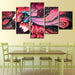 Magical Girl 5 Piece HD Multi Panel Canvas Wall Art Frame - Original Frame