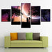 Sunset Glow 5 Piece HD Multi Panel Canvas Wall Art Frame - Original Frame