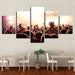 A Concert 5 Piece HD Multi Panel Canvas Wall Art Frame - Original Frame