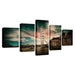 Giant Wheel 5 Piece HD Multi Panel Canvas Wall Art Frame - Original Frame