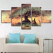 Surreal Fantasy 5 Piece HD Multi Panel Canvas Wall Art Frame - Original Frame