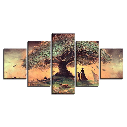 Surreal Fantasy 5 Piece HD Multi Panel Canvas Wall Art Frame - Original Frame