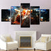 Woman 5 Piece HD Multi Panel Canvas Wall Art Frame - Original Frame