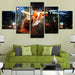 Woman 5 Piece HD Multi Panel Canvas Wall Art Frame - Original Frame