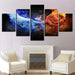 Eternal Connection 5 Piece HD Multi Panel Canvas Wall Art Frame - Original Frame