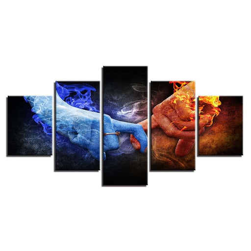 Eternal Connection 5 Piece HD Multi Panel Canvas Wall Art Frame - Original Frame