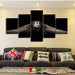 Diamond Owl 5 Piece HD Multi Panel Canvas Wall Art Frame - Original Frame