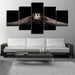 Diamond Owl 5 Piece HD Multi Panel Canvas Wall Art Frame - Original Frame