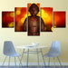 Buddha 5 Piece HD Multi Panel Canvas Wall Art Frame - Original Frame