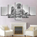 Buddha 5 Piece HD Multi Panel Canvas Wall Art Frame - Original Frame