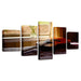 Acoustic Guitar 5 Piece HD Multi Panel Canvas Wall Art Frame - Original Frame