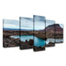 Iceland 5 Piece HD Multi Panel Canvas Wall Art Frame - Original Frame