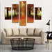 Fall 5 Piece HD Multi Panel Canvas Wall Art Frame - Original Frame